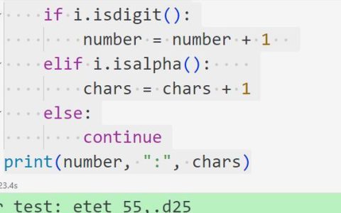 Python统计数字和字母的个数代码怎么写？有什么简单技巧？