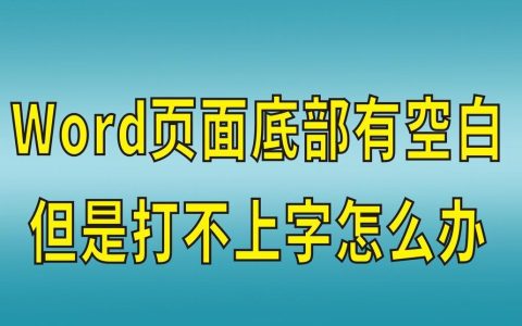 Word文档打不出汉字原因解析：如何恢复正常输入？